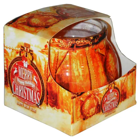 ADMIT ŚWIECA MIRAL POWLEKANA MERRY CHRISTMASS
