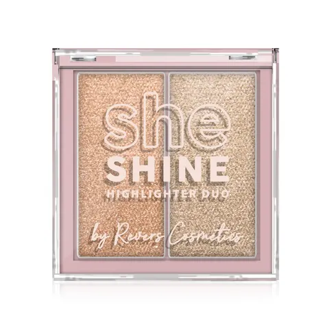REVERS ROZŚWIETLACZ DO TWARZY 2KOL SHE SHINE 3 PINK GLEAM