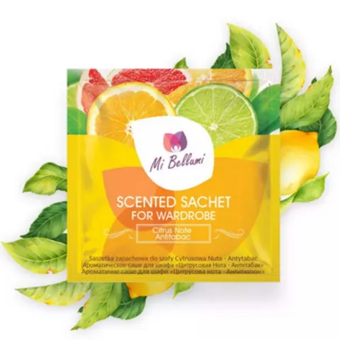 SASZETKI ZAPACHOWE CITRUS NOTA / ANTITABAC DISPLAY 20 SZT.MI BELLUMI