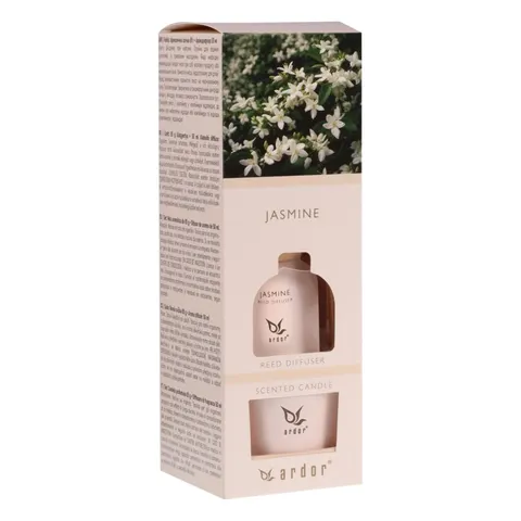 ARDOR KOMPLET PATYCZKI PACHNĄCE 50ML+ŚWIECA 85G JASMINE