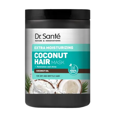 DR SANTE COCONUT HAIR MASKA DO WŁOSÓW 1L SUCHE I ŁAMLIWE