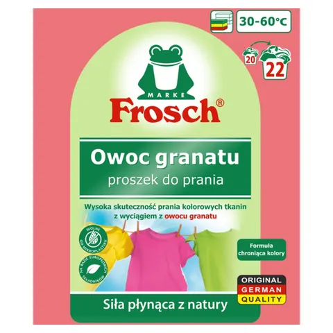 FROSCH PROSZEK DO PRANIA 22P 1.45KG KOLOR OWOC GRANATU