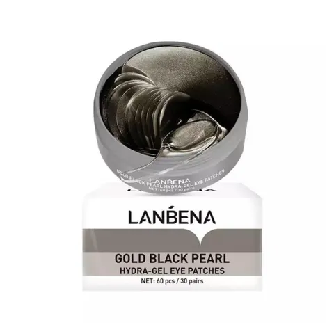 LANBENA PŁATKI POD OCZY ŻELOWE 60 SZT. GOLD BLACK PEARL