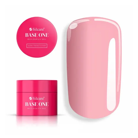 SILCARE BASE ONE ŻEL BUDUJĄCY DO PAZNOKCI UV 50G DARK FRENCH PINK