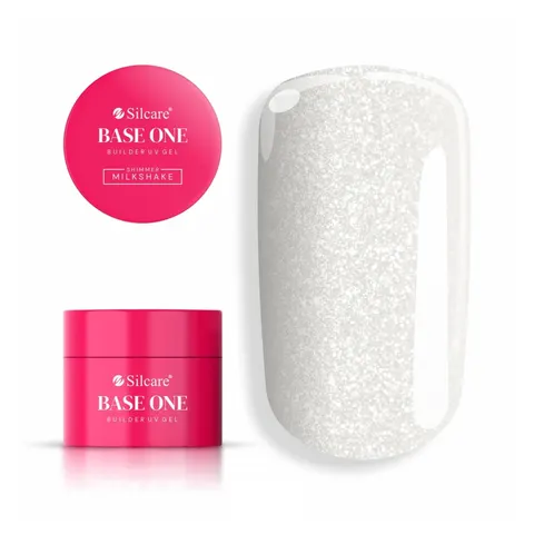SILCARE BASE ONE ŻEL BUDUJĄCY DO PAZNOKCI UV 15G SHIMMER MILKSHAKE