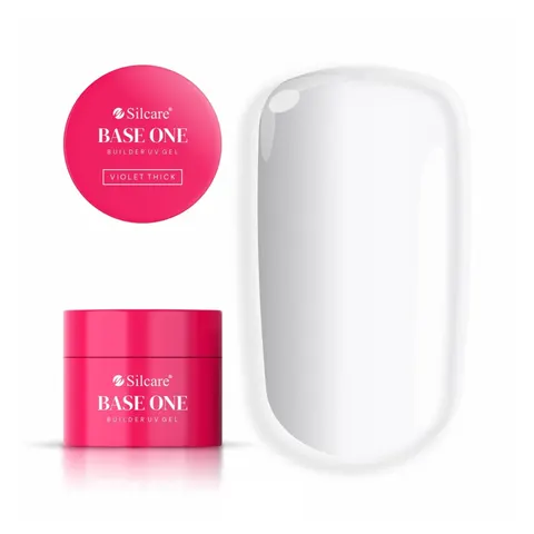 SILCARE BASE ONE ŻEL BUDUJĄCY DO PAZNOKCI UV 15G VIOLET THICK