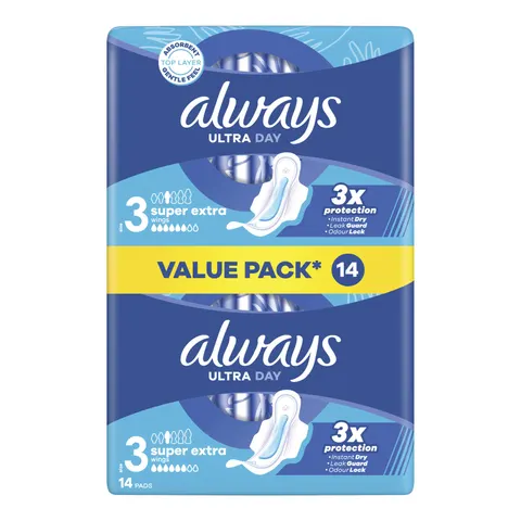 ALWAYS PODPASKI ULTRA DAY SUPER EXTRA 14 SZT.