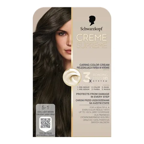 CREME SUPREME FARBA KOL 5-1 CHŁODNY J.BRĄZ/COOL LIGHT BROWN