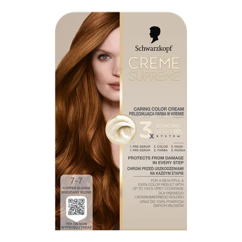 CREME SUPREME FARBA KOL 7-7 MIEDZIANY BLOND/COPPER BLONDE