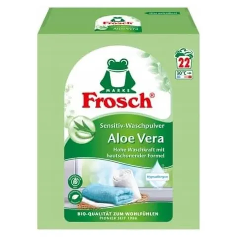 FROSCH PROSZEK DO PRANIA 22P 1.45KG SKÓRA WRAŻLIWA ALOES