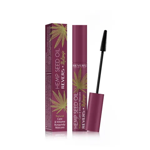 REVERS MASCARA HEMP SEED OIL BURGUND