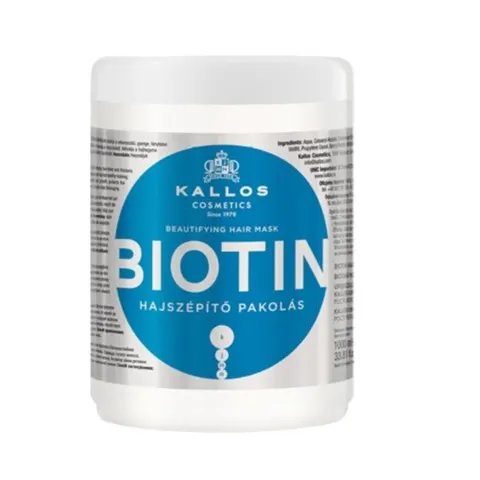 KALLOS MASKA DO WŁOSÓW 1L BIOTIN