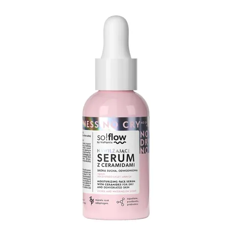 VIS PLANTIS SO!FLOW NAWILŻAJĄCE SERUM DO TWARZY 30ML Z CERAMIDAMI SUCHA,ODWODNIONA