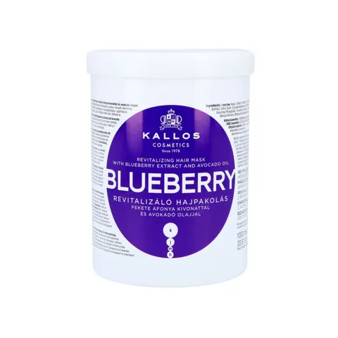 KALLOS MASKA DO WŁOSÓW 1L BLUEBERRY