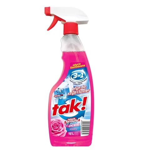 PŁYN DO SZYB DOZOWNIK SPRAY 500ML RÓŻA TAK