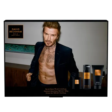 DAVID BECKHAM MEN BOLD INSTINCT ZESTAW PREZENTOWY EDP 75ML+SPRAY+ŻEL