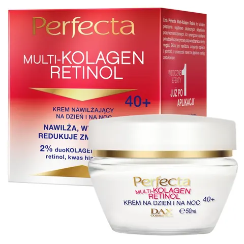 PERFECTA MULTI-KOLAGEN RETINOL 40+ KREM DO TWARZY 50ML NAWILŻAJĄCY