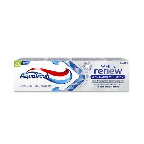 AQUAFRESH PASTA DO ZĘBÓW 75ML WHITE RENEW LONG LASTING WHITENING