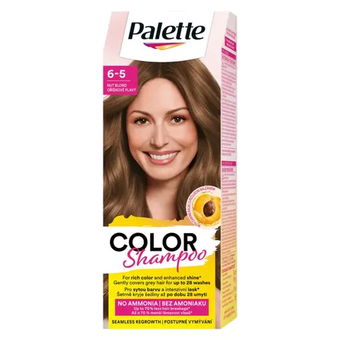 PALETTE COLOR SHAMPOO SZAMPON KOL 6-5 ORZECHOWY BLOND/NUT BLOND
