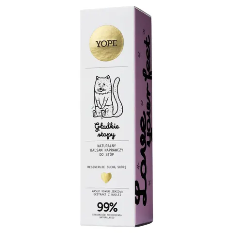 YOPE BALSAM DO STÓP 75ML NAPRAWCZY REGENERUJE SUCHĄ SKÓRĘ