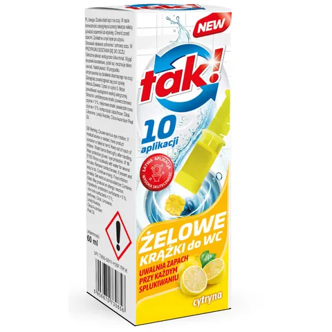 TAk KRĄŻEK DO WC W ŻELU 60ML CYTRYNA