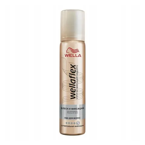 WELLAFLEX LAKIER DO WŁOSÓW 75ML SHINY
