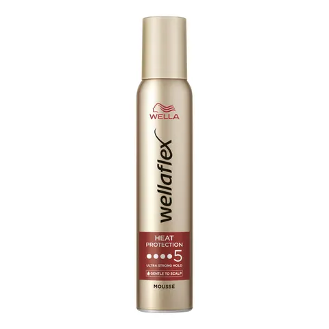 WELLAFLEX PIANKA DO WŁOSÓW 200ML HEAT PROTECTION 5