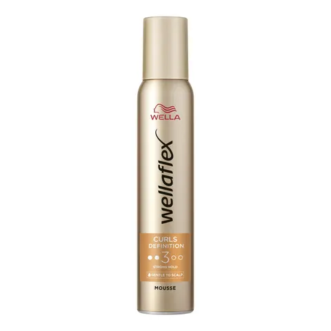 WELLAFLEX PIANKA DO WŁOSÓW 200ML CURLS & WAVES STRONG HOLD 3