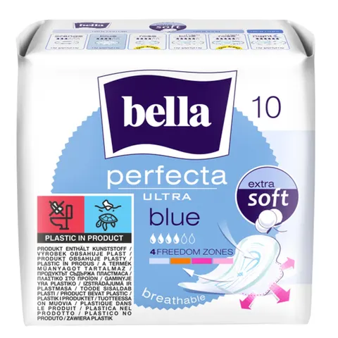 BELLA PODPASKI PERFECTA ULTRA BLUE EXTRA SOFT 10 SZT.