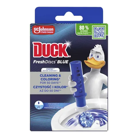 Duck Fresh Discs Blue - Żelowy Krążek Do Toalety 36ml + Aplikator
