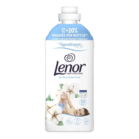 LENOR PŁYN DO PŁUKANIA 59P 1.239L SENSITIVE COTTON FRESH