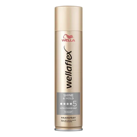 WELLAFLEX LAKIER DO WŁOSÓW 250ML SHINY HOLD 5
