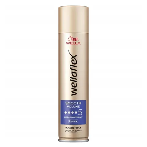 WELLAFLEX LAKIER DO WŁOSÓW 250ML SMOOTH VOLUME 5