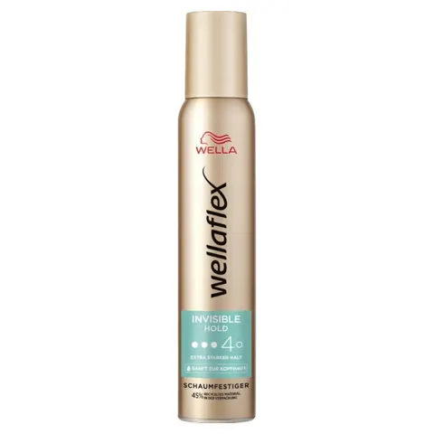 WELLAFLEX PIANKA DO WŁOSÓW 200ML INVISIBLE HOLD 4