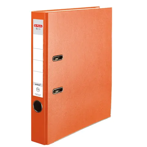 Segregator z mechanizmem A4 50mm HERLITZ Q.FILE PP kol. pomarańczowy 11178977