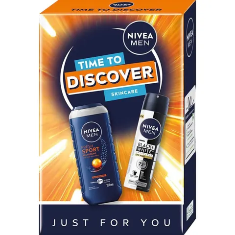 NIVEA MEN Zestaw prezentowy kosmetyków TIME TO DISCOVER, 1 szt