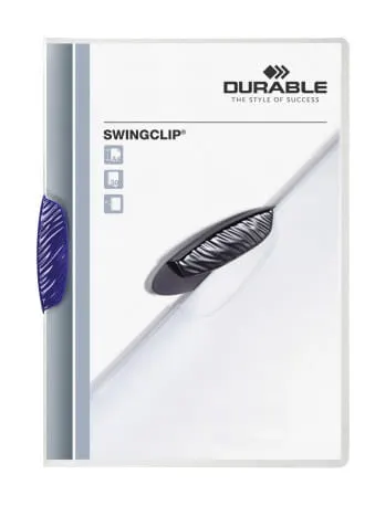 Skoroszyt zaciskowy SWINGCLIP 30 granatowy /226007/