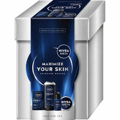 NIVEA MEN Zestaw prezentowy kosmetyków MAXIMIZE YOUR SKIN, 1 szt