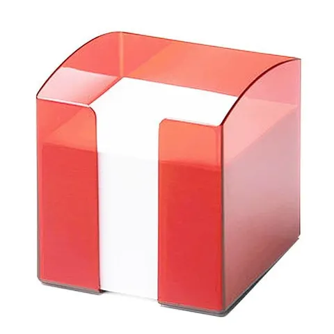 Pojemnik na karteczki DURABLE TREND transparentny czerwony