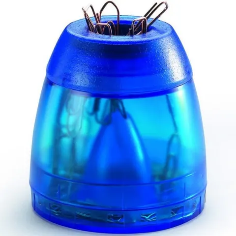 Pojemnik na spinacze DURABLE TREND transparentny niebieski
