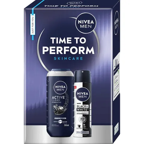 NIVEA MEN Zestaw prezentowy kosmetyków TIME TO PERFORM, 1 szt
