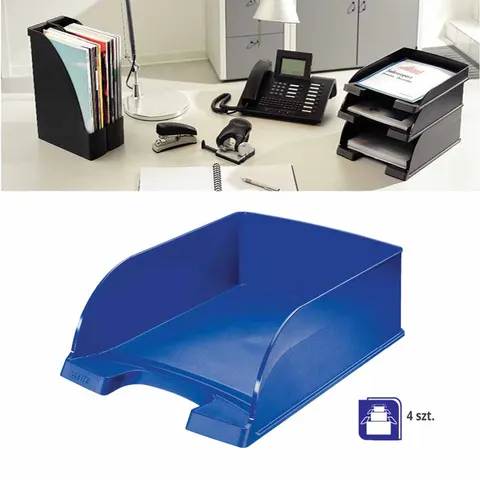 Półka na dokumenty LEITZ JUMBO PLUS niebieska 52330035