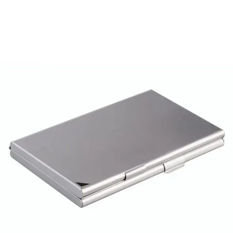 Etui na wizytówki z separatorem DURABLE aluminiowe