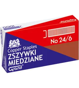 Zszywki Grand 24/6 miedziane /110-1422/