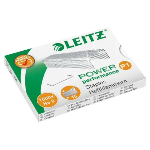 Zszywki Leitz Power Performance P1 No.8 1000szt/opk