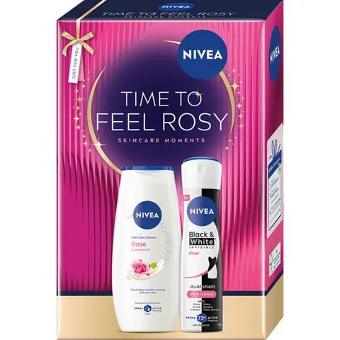NIVEA WOMEN Zestaw prezentowy kosmetyków TIME TO FEEL ROSY, 1 szt