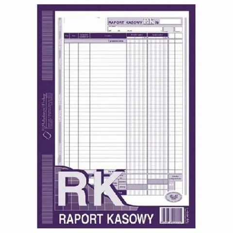 Druk "Raport Kasowy" A4 MICHALCZYK I PROKOP /410-1/