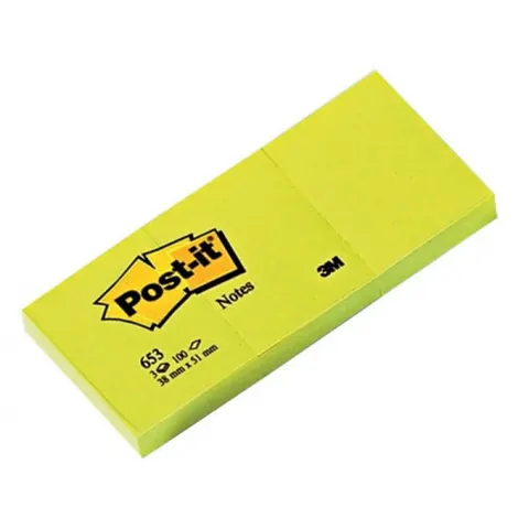 Notes samoprzylepny 38x51 mm POST-IT 3szt /3M-UU009543909/