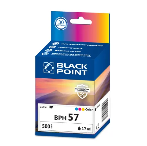 Tusz 57 zamienny do HP C6657 marki Black Point, trójkolorowy /BPH57/