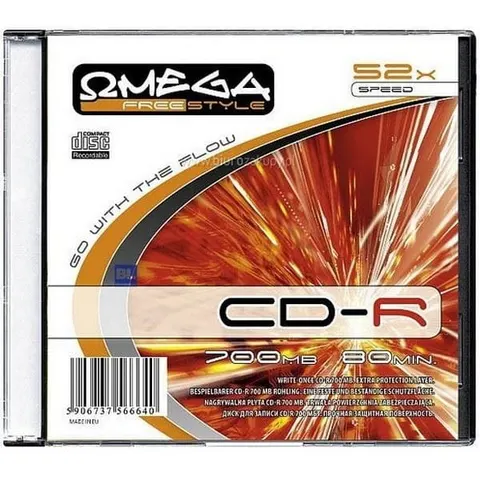 CD-R 700MB 52x OMEGA Freestyle slim !problem z dostępnością!